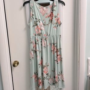 Cute floral maternity dress